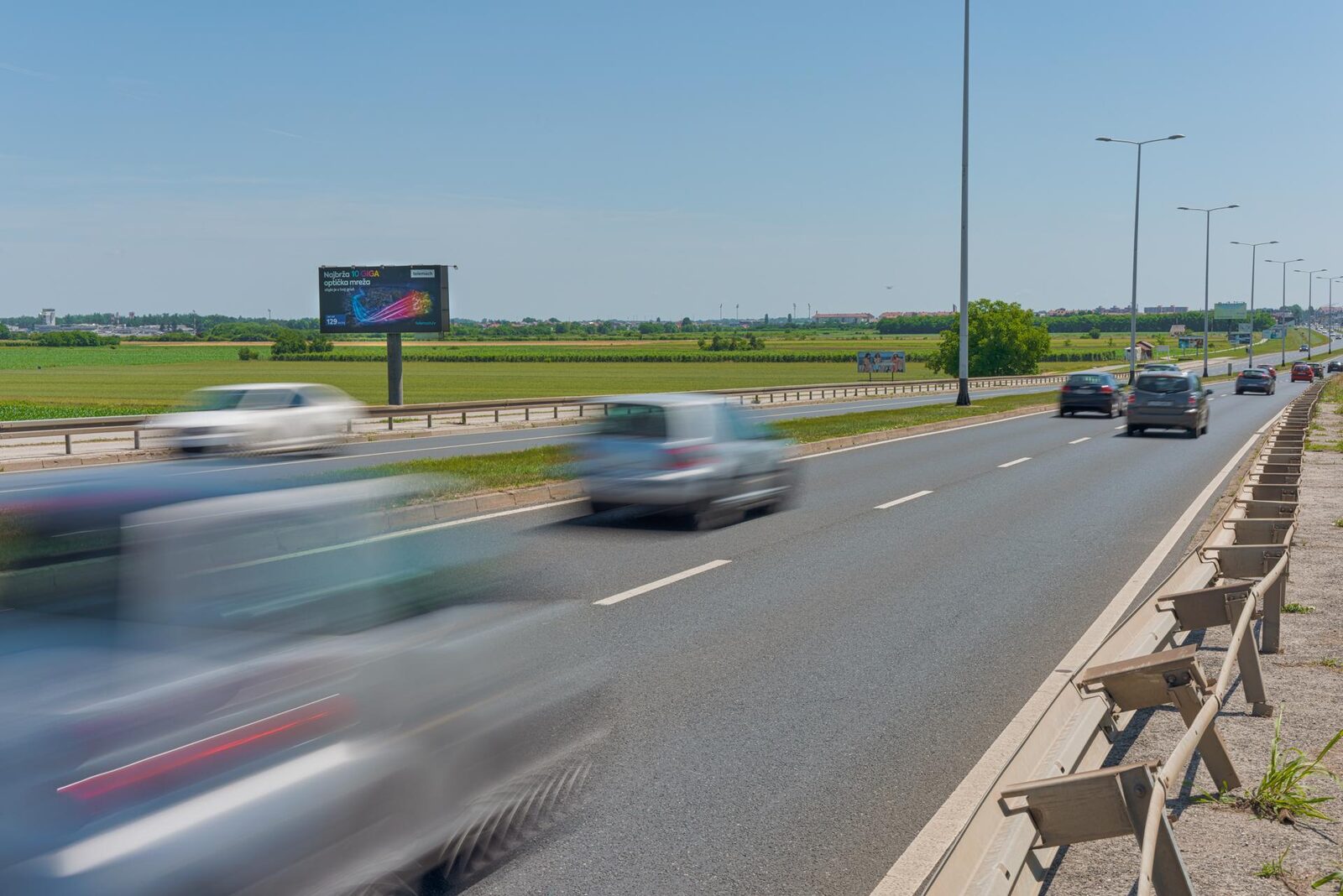 Bigboard uz Zagrebačku ulicu u Velikoj Mlaki