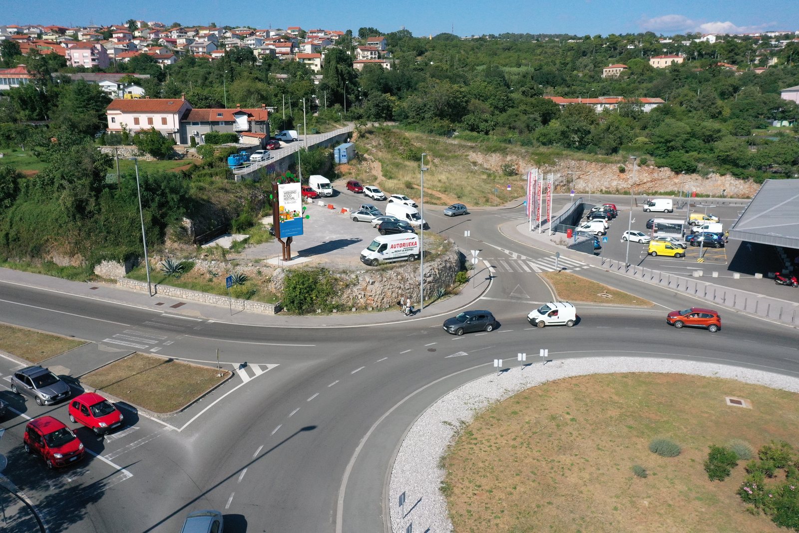 Lokacija Rujevica u Rijeci